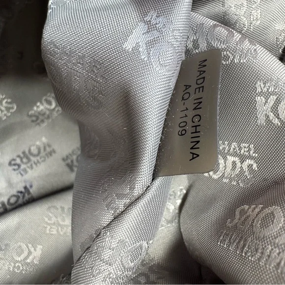 Michael Kors Charcoal Satchel with Gold Accents - Picture 10 of 15